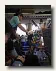 In the train, an elaborate food cart is wheeled by IMG_5742